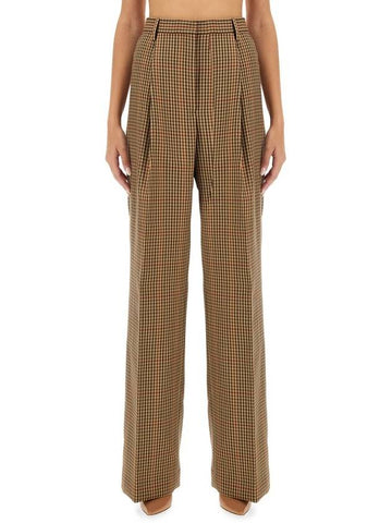 PANTS WITH CHECK PATTERN - DRIES VAN NOTEN - BALAAN 1