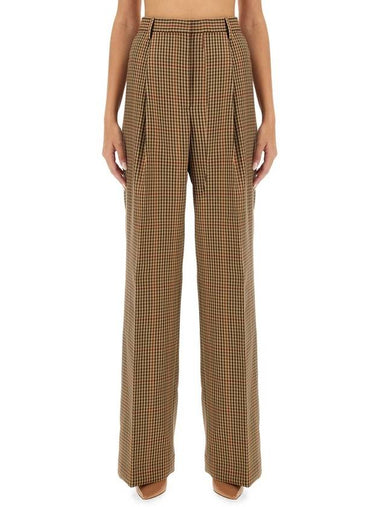 PANTS WITH CHECK PATTERN - DRIES VAN NOTEN - BALAAN 1