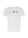 Women's Cotton Short Sleeve T-Shirt White - A.P.C. - BALAAN 2