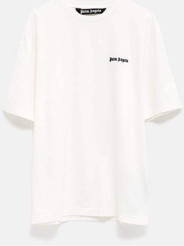 Short Sleeve T-Shirt PMAA089S24JE R001 0303 WHITE - PALM ANGELS - BALAAN 2