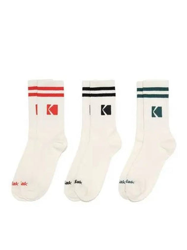 KODAK Symbol Logo Socks 3 Pack Set - KODO - BALAAN 1