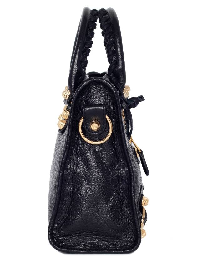 Giant Motor City Small Shoulder Bag Black Gold - BALENCIAGA - BALAAN 4