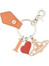 Polly I Love ORB Charm Key Holder Orange - VIVIENNE WESTWOOD - BALAAN 1