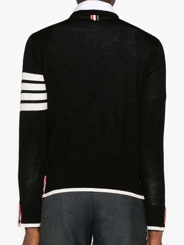 4-Bar Knit Top Black - THOM BROWNE - BALAAN 5