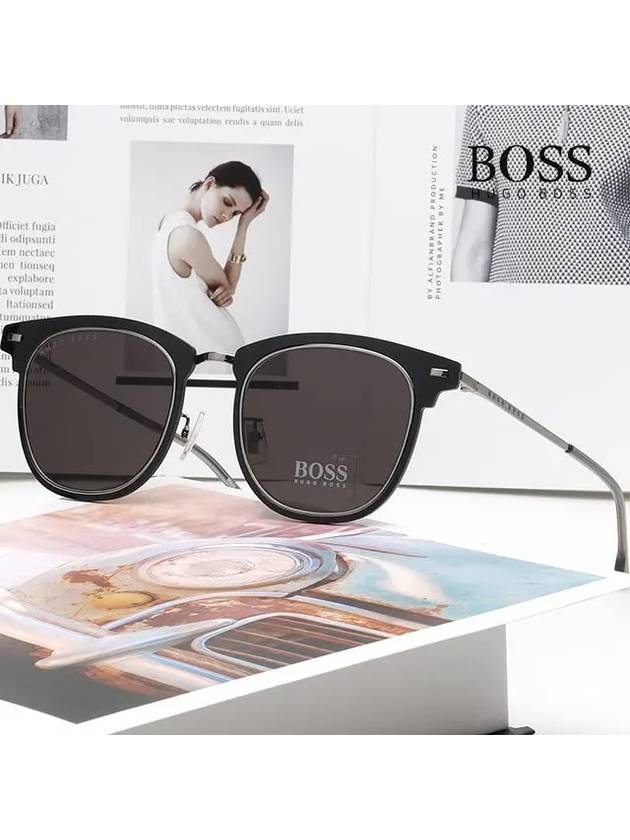 Hugo Boss titanium sunglasses BOSS1144FS 6LBK2 Asian fit - HUGO BOSS - BALAAN 2