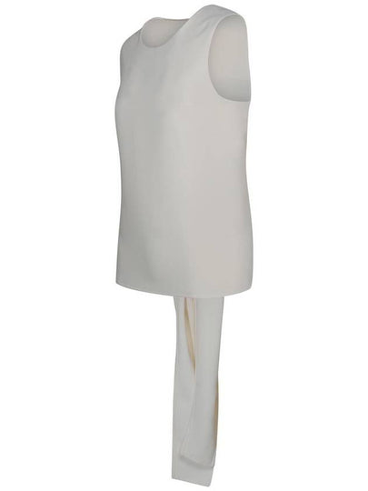 P.A.R.O.S.H. 'Panty' White Polyester Tank Top - P.A.R.O.S.H. - BALAAN 2