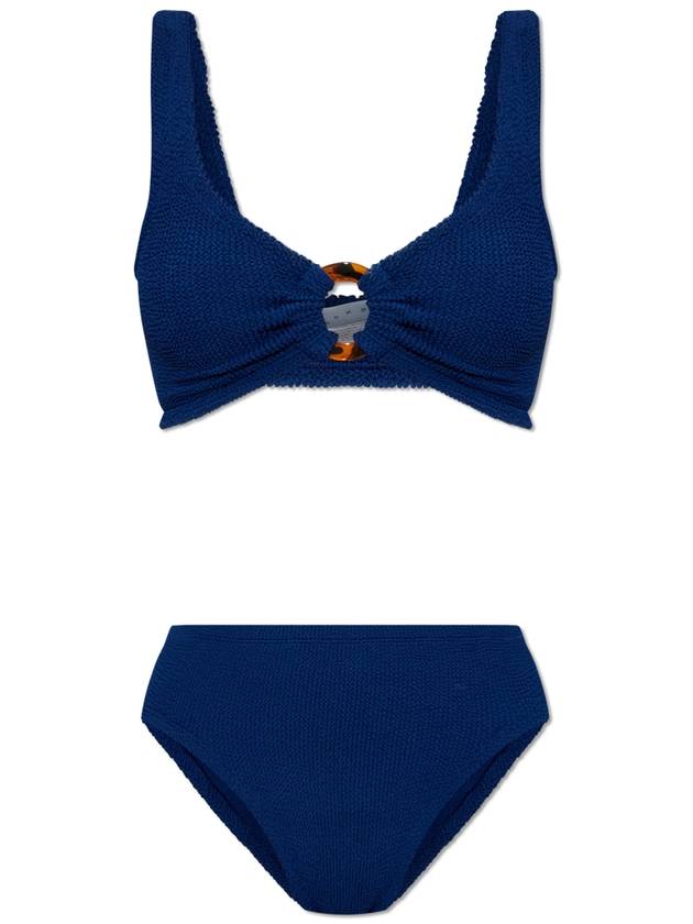 Hunza G Two-piece Swimsuit Nadine, Women's, Navy Blue - HUNZA G - BALAAN 1