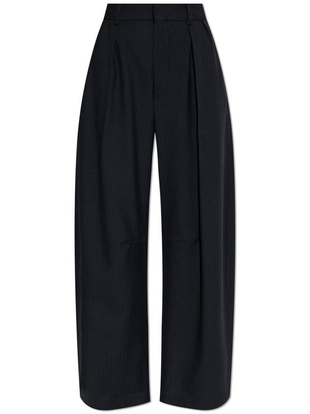 Loewe Wool Trousers, Women's, Black - LOEWE - BALAAN 1