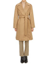 Tigre Wool Single Coat Camel - MAX MARA - BALAAN 2