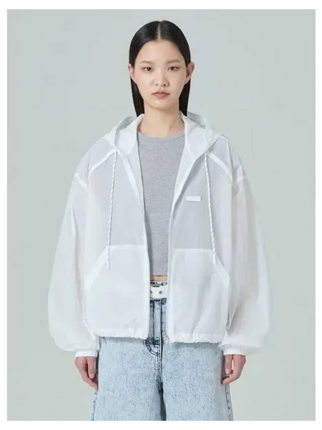 Airy hooded zip up jumper white domestic product GM0024012591552 - JUUN.J - BALAAN 1