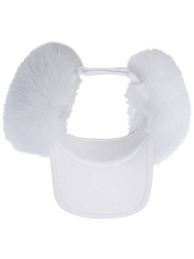 Official W REAL FUR SNOW WINTER VISOR OW - ANEWGOLF - BALAAN 7