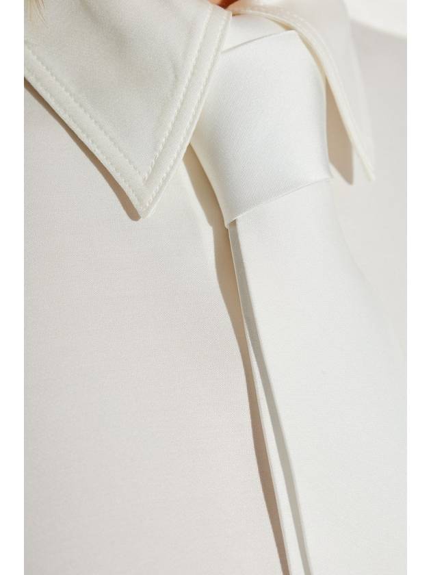 Paul Smith Shirt With Attached Tie, Women's, White - PAUL SMITH - BALAAN 5