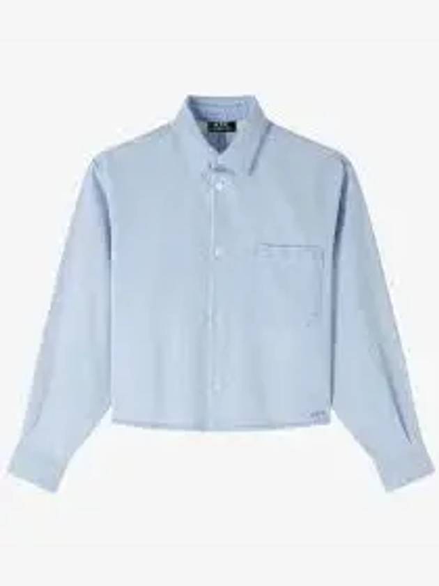 Samantha Denim Long Sleeve Shirt Light Blue - A.P.C. - BALAAN 2