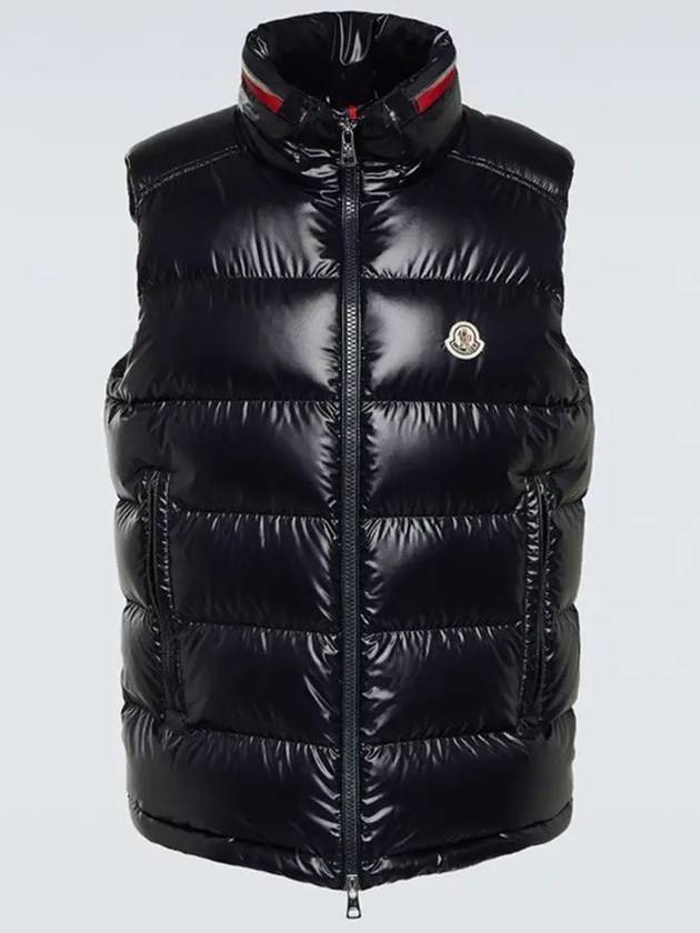 Woods Ouse Down Vest Navy - MONCLER - BALAAN 3