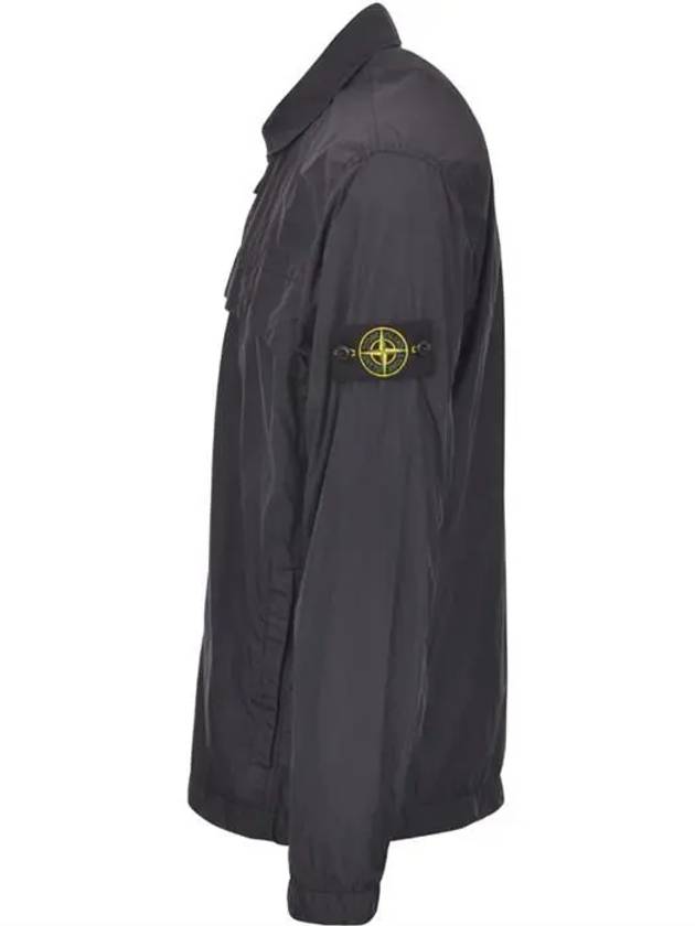 Garment Dyed Crinkle Reps R-NY Jacket Black - STONE ISLAND - BALAAN 5