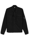 Gabardine Long Sleeve Shirt Black - CP COMPANY - BALAAN 2