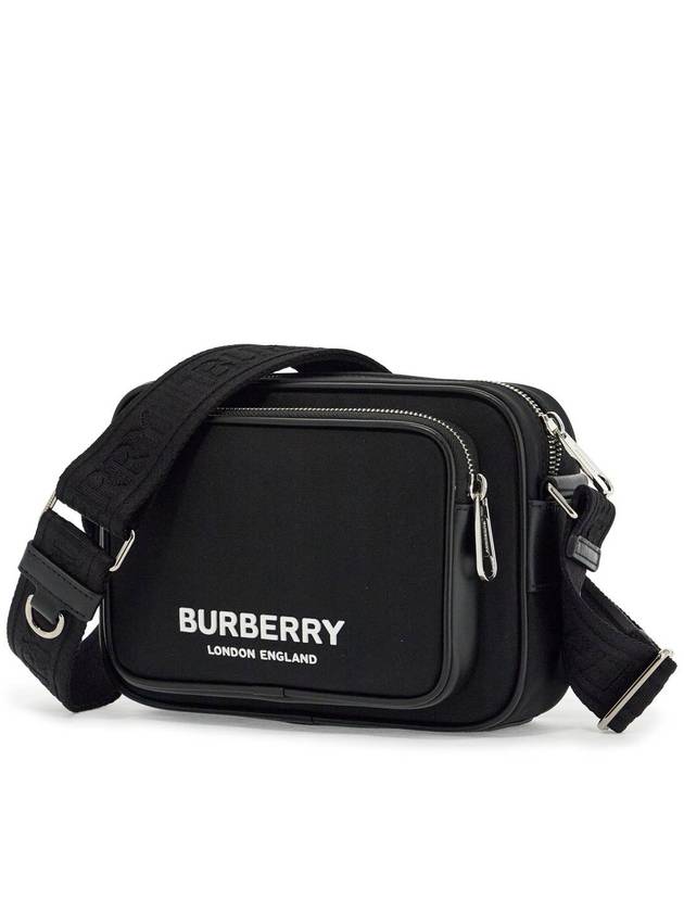 Logo Print Nylon Crossbody Bag Black - BURBERRY - BALAAN 4