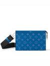 Gaston Taigarama Cross Bag Blue - LOUIS VUITTON - BALAAN 1