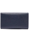 Women’s Saffiano Triangular Logo Key Wallet - PRADA - BALAAN 4