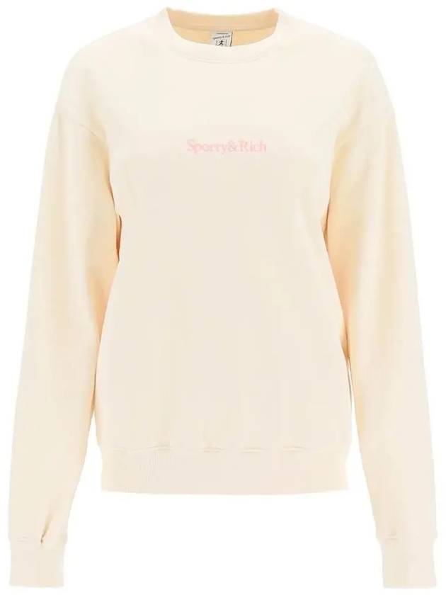 New Health Sweatshirt Cream - SPORTY & RICH - BALAAN 3