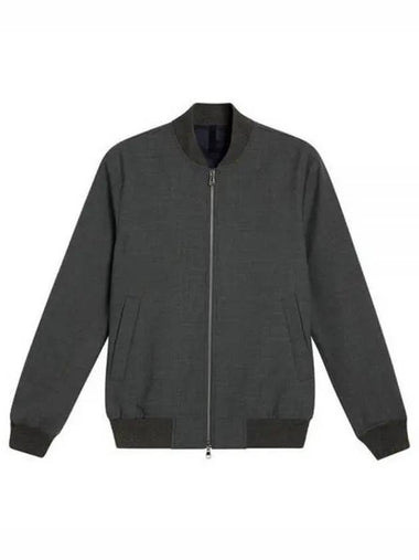 Thom Stretch Twill Bomber Jacket Grey - J.LINDEBERG - BALAAN 1