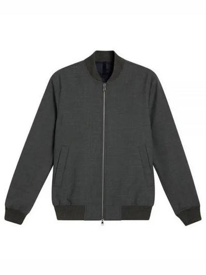 Thom Stretch Twill Bomber Jacket Grey - J.LINDEBERG - BALAAN 2