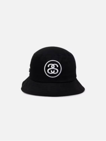 SS Link Cotton Bucket Hat Black - STUSSY - BALAAN 2