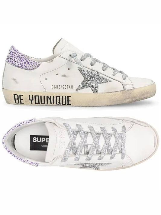 Women's Glitter Superstar Low Top Sneakers White - GOLDEN GOOSE - BALAAN 2