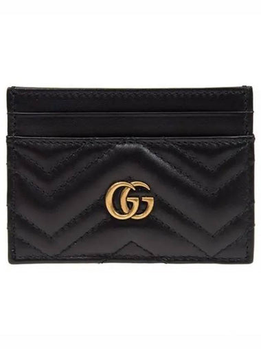 Marmont Matelasse Women s Card Wallet 443127 DTD1T 1000 1164569 - GUCCI - BALAAN 1