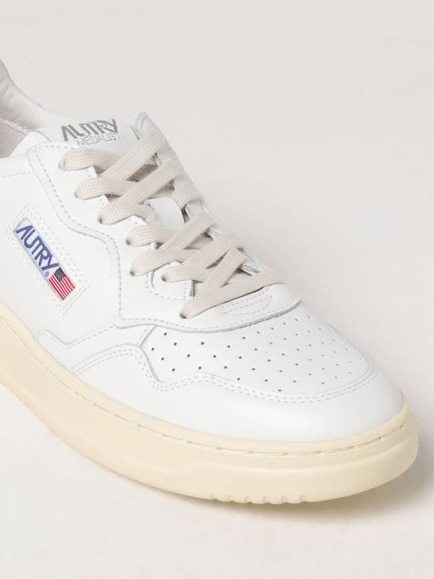 Medalist Leather Low Top Sneakers White - AUTRY - BALAAN 5