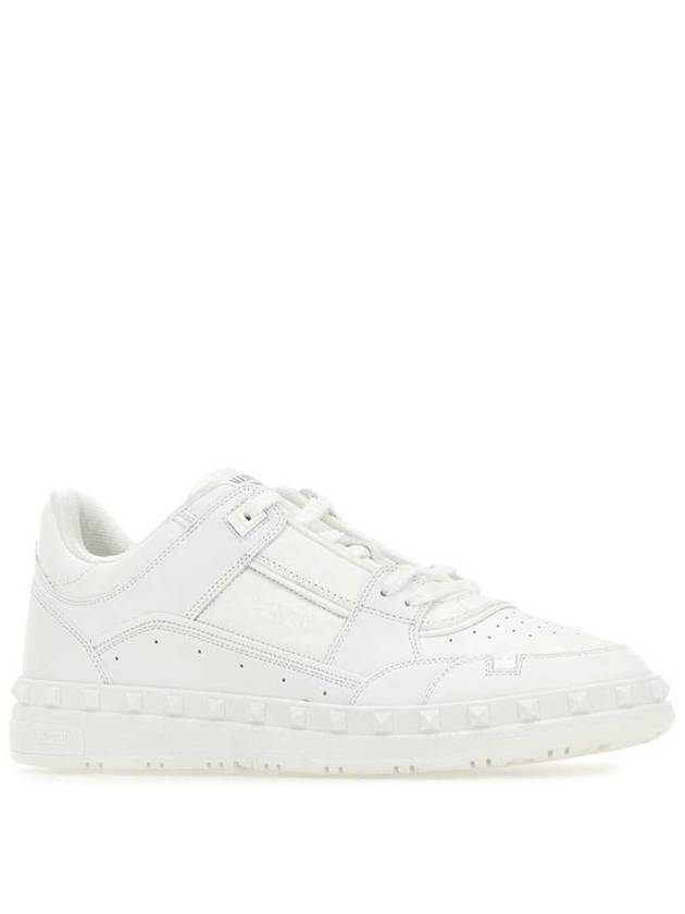 Freedots Calfskin Low Top Sneakers White - VALENTINO - BALAAN 3