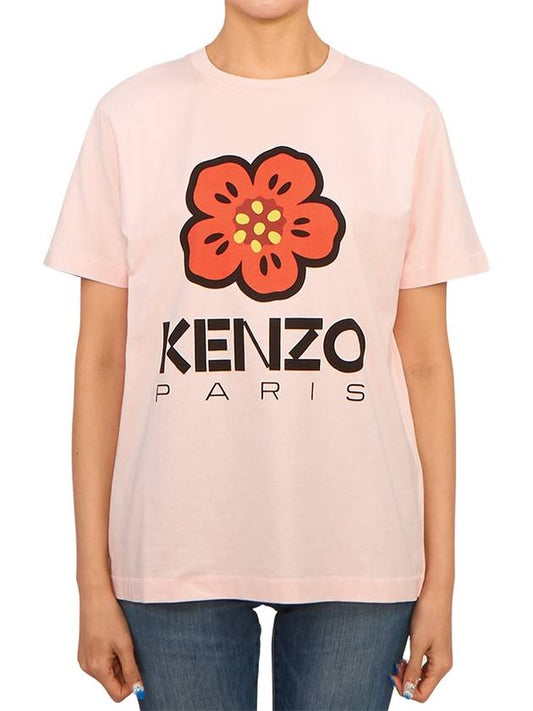 Balk Flower Women s Short Sleeve T shirt 2TS039 4SO 34 235 - KENZO - BALAAN 1