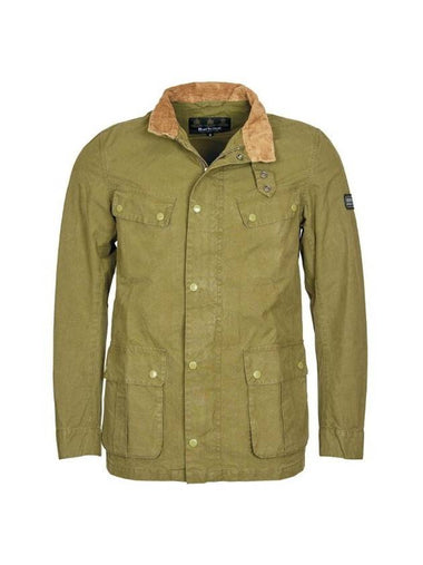 Duke Cotton Military Jacket Khaki - BARBOUR - BALAAN 1