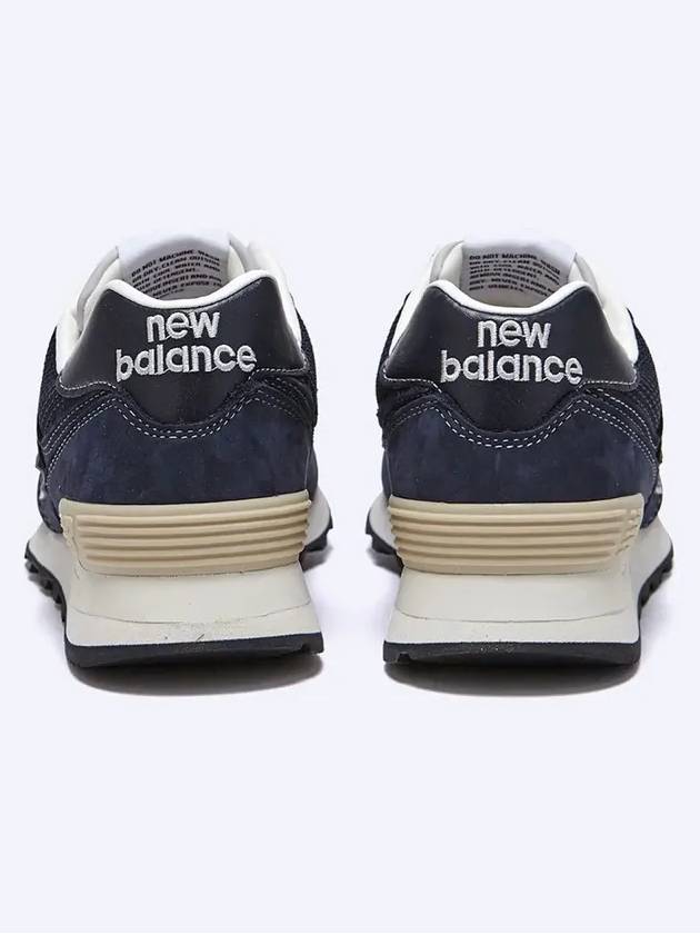 574 Low Top Sneakers Premium Hard Navy - NEW BALANCE - BALAAN 6