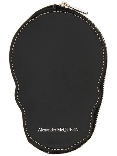 Skull Card Wallet Black - ALEXANDER MCQUEEN - BALAAN 2