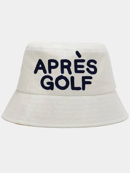 Apres Golf Cotton Twill Bucket Hat Snow - G/FORE - BALAAN 2