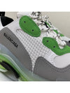 Triple S Clear Sole Low Top Sneakers Green - BALENCIAGA - BALAAN.