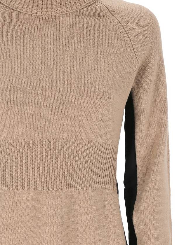 wool turtleneck beige - MONCLER - BALAAN 3