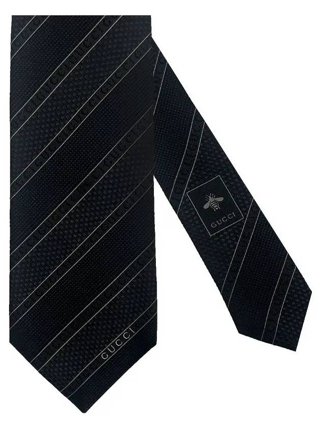 Striped tie 499694 3 types - GUCCI - BALAAN 4