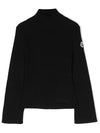 Kids Logo Patch Ribbed Polar Knit 9F00001M1259 999 - MONCLER - BALAAN 1