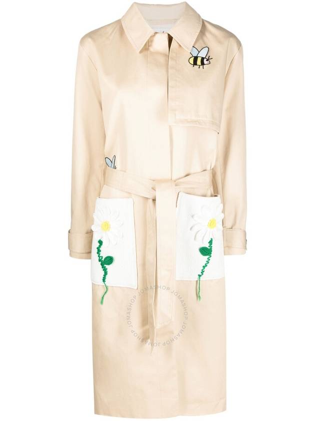 Mira Mikati X Javier Calleja Belted Trench Coat, Brand Size 34 (US Size 2) - MIRA MIKATI - BALAAN 1