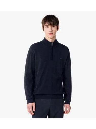 Men s Basic Half Zip Up Pullover Dark Navy - LACOSTE - BALAAN 1