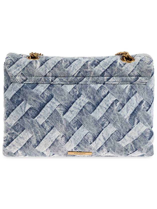 Kurt Geiger ‘Kensington Large’ Denim Shoulder Bag, Women's, Blue - KURT GEIGER - BALAAN 3