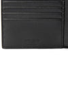 East West Coating Leather Half Wallet Black - SAINT LAURENT - BALAAN 8