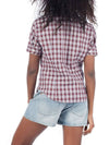 double D SHORT SLEEVE check SHIRT - DSQUARED2 - BALAAN 3