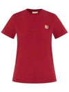 Fox Head Patch Regular Short Sleeve T-Shirt Brick Red - MAISON KITSUNE - BALAAN 2