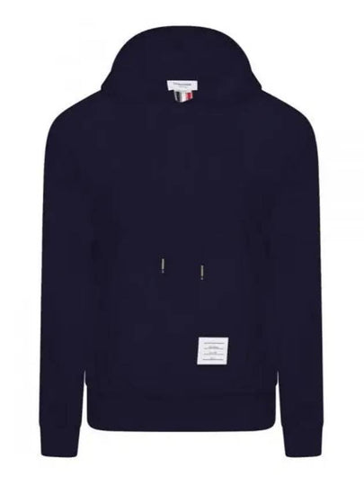 Men's Center Back Stripe Logo Patch Hoodie Navy - THOM BROWNE - BALAAN 2