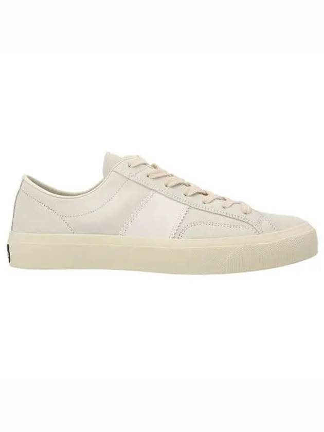 Suede Low Top Sneakers Marble Cream - TOM FORD - BALAAN 2