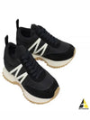 Women's Pacey Nylon Suede Leather Low Top Sneakers Black - MONCLER - BALAAN 2