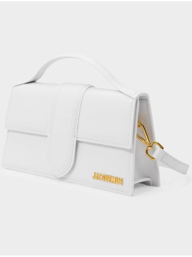 Le Grand Bambino Leather Tote Bag White - JACQUEMUS - BALAAN 3